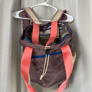 Patagonia like new ultra light weight backpack/tote
